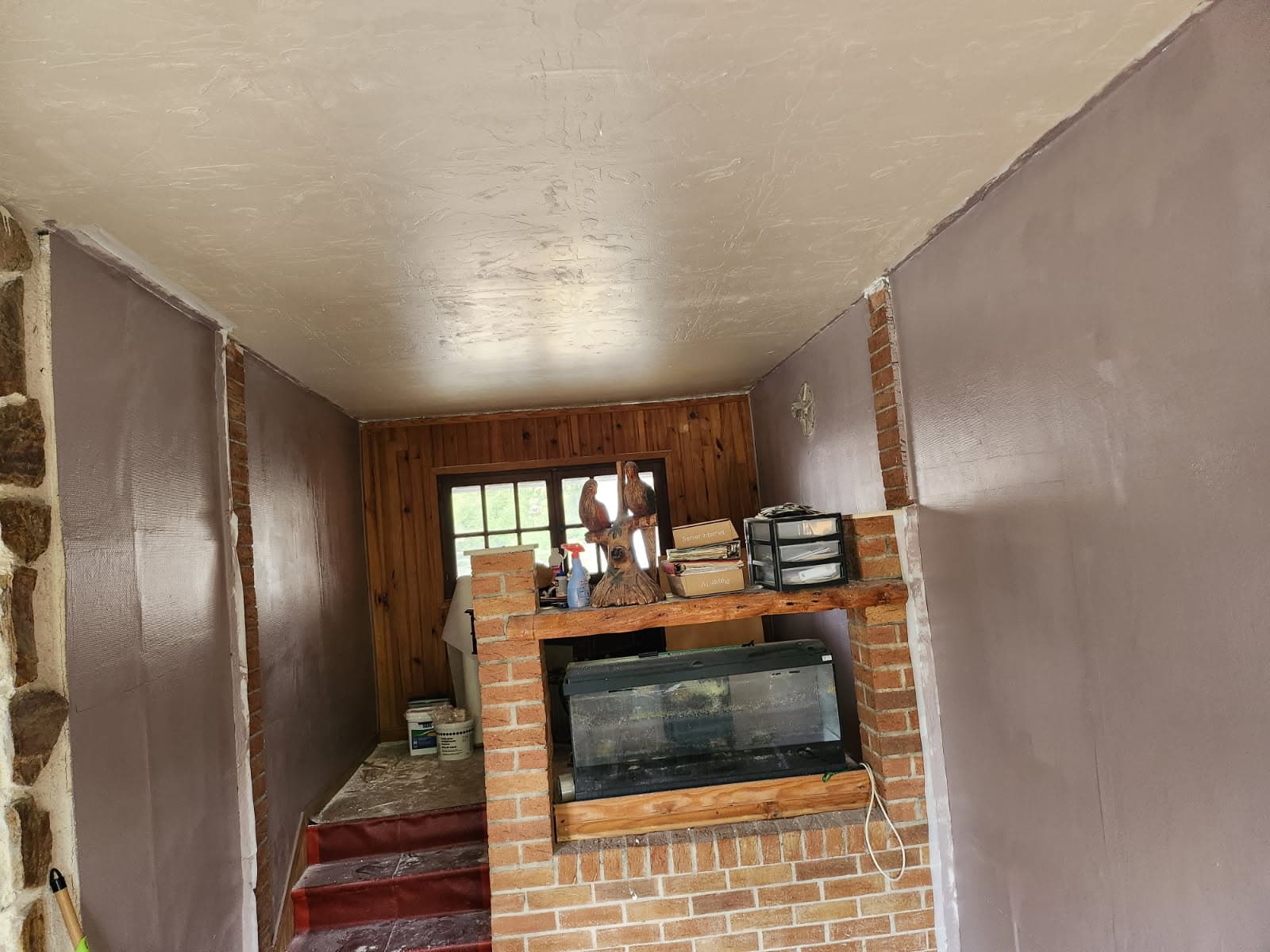 Rénovation et peinture d'un salon — après